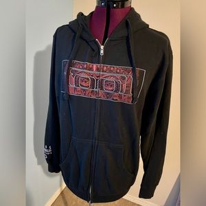 Tool Band Red Face Zip Up Hoodie Size Medium